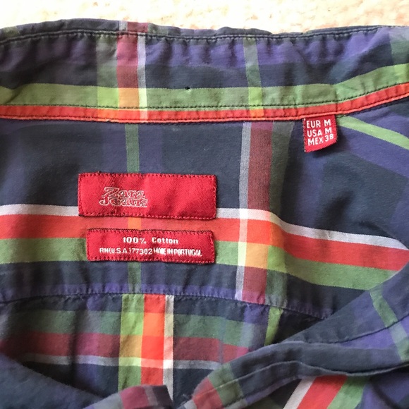 ⭐️3/$10 Zara Jeans Button Up Shirt - Picture 2 of 2